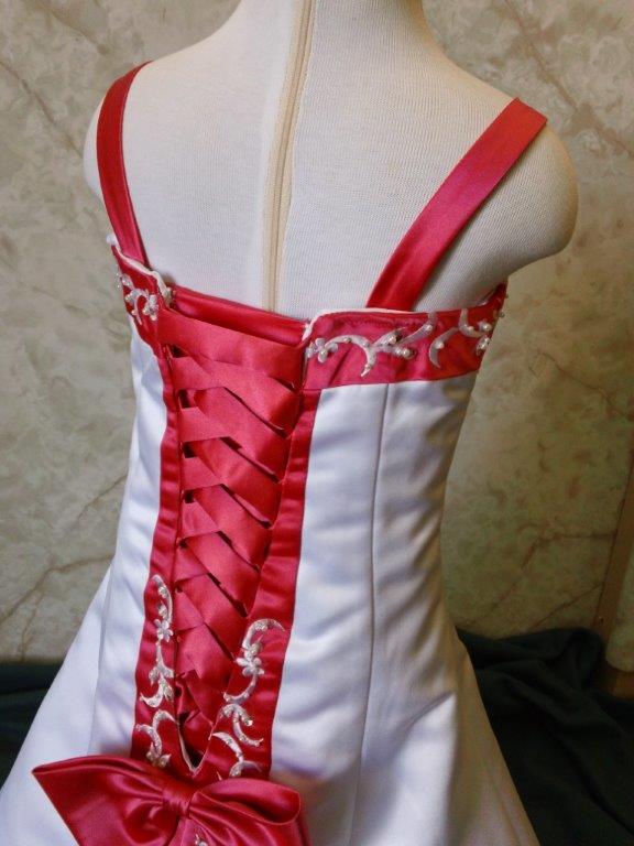 coral corset back