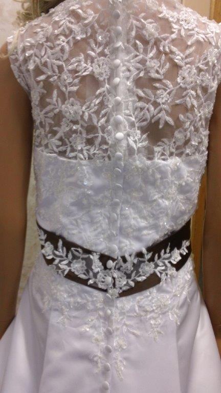 white chocolate wedding dress