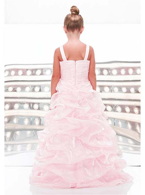 light pink pageant dresses