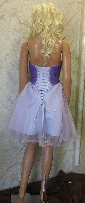 short lilac prom dresses
