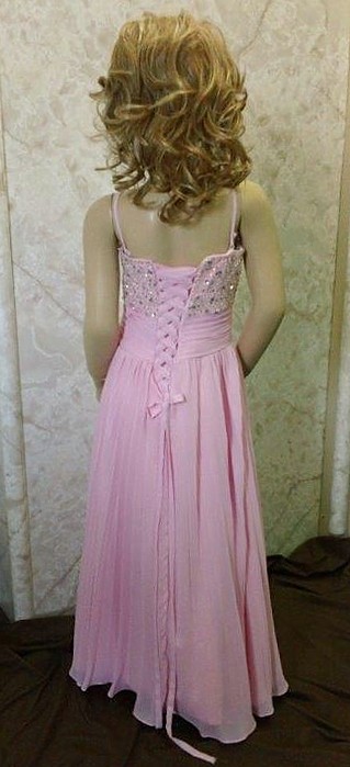 pink pageant dresses for girls