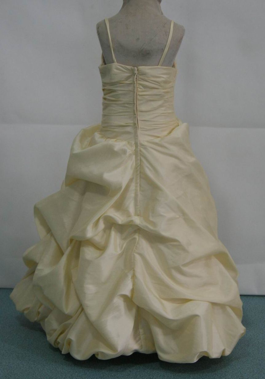 long yellow bridesmaid dresses