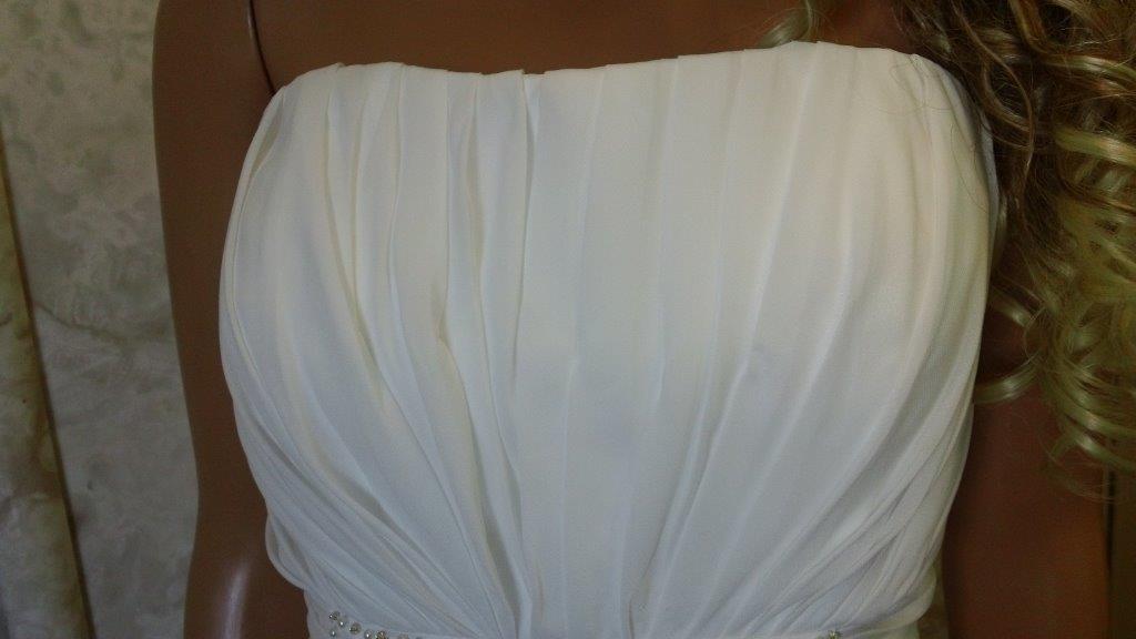 ivory handkerchief dress