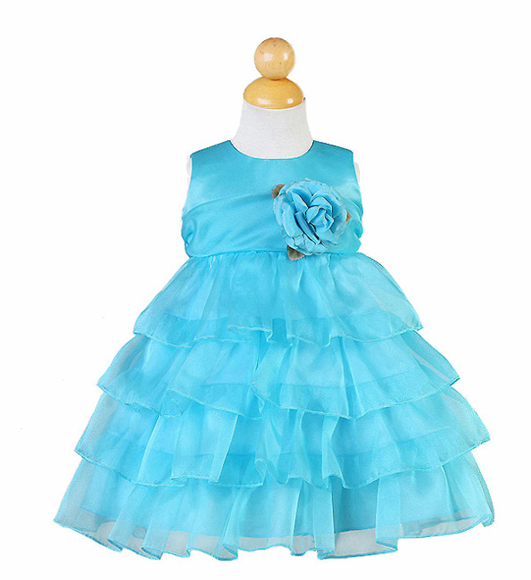 turquoise infant pageant dresses