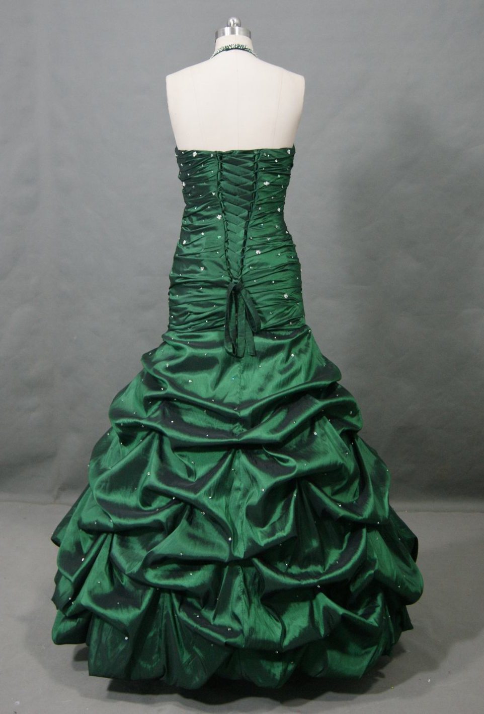 green princess prom dresses