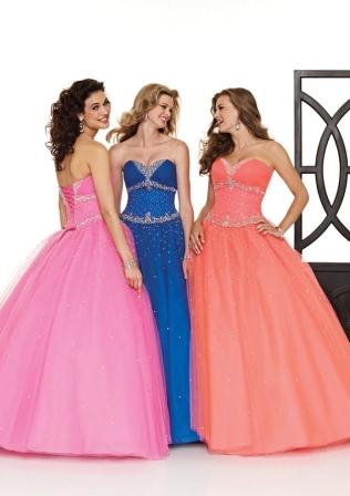 Blue Prom and Pageant dresses