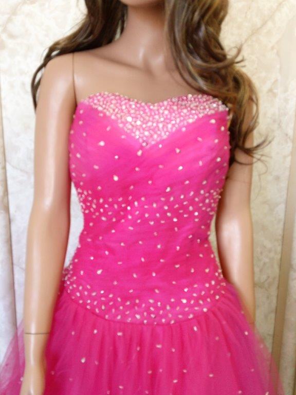 pink prom dress 