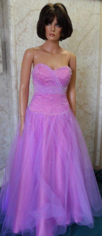 pink lavender clearance prom dress