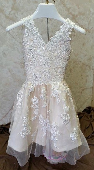 infant lace wedding dress