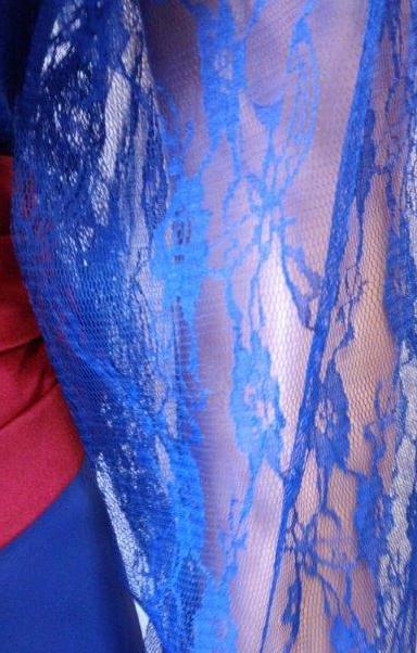 royal blue lace