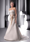 Strapless Bridal Dresses with sash