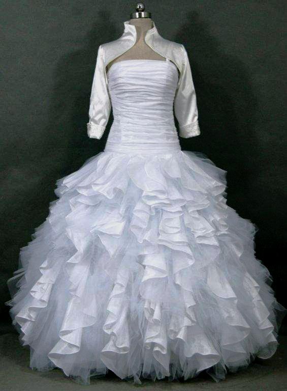 Organza gown - layered Wedding Gown 