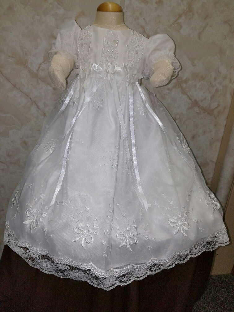 extra small christening gown