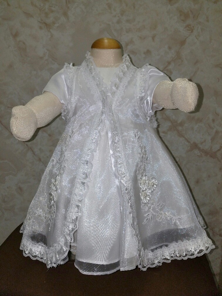 Baptism Dress with Train