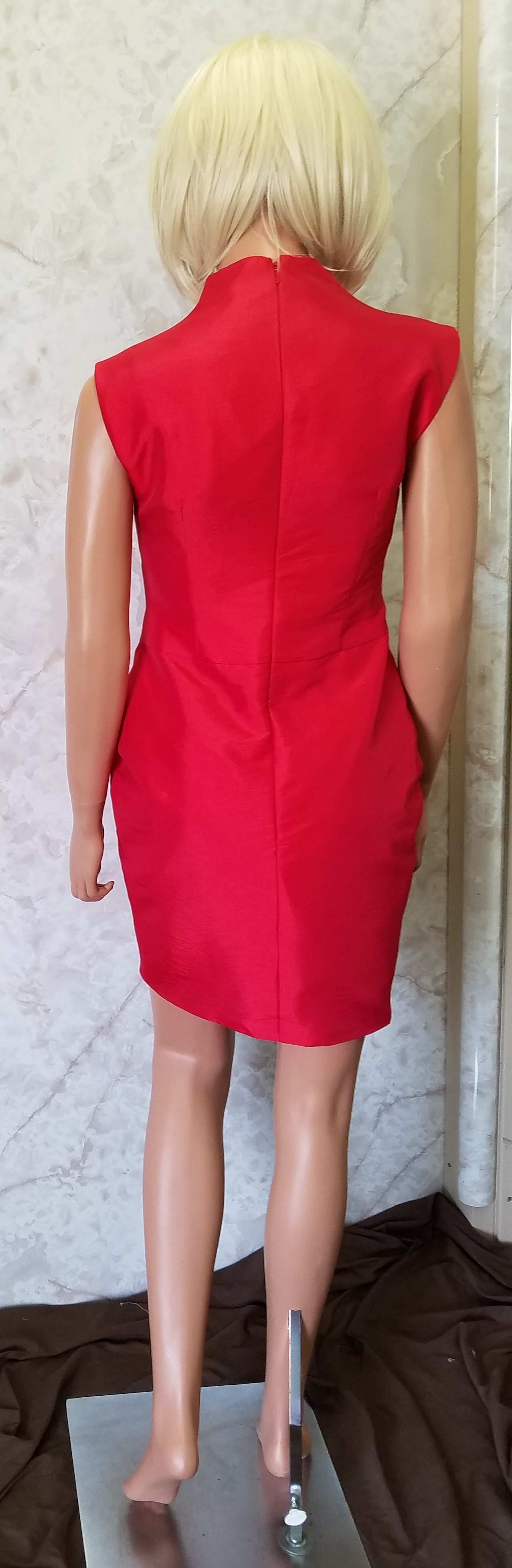 short red business dress