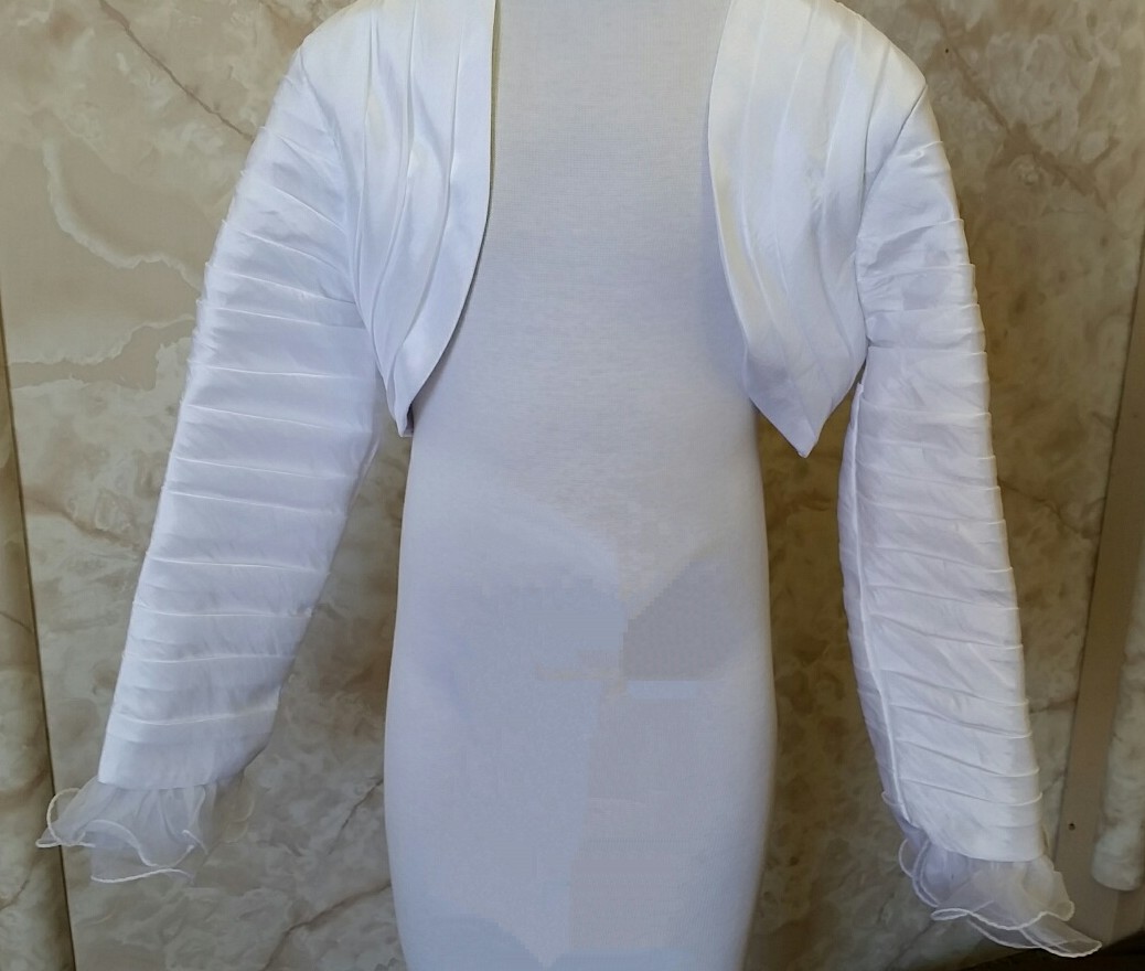white organza jacket