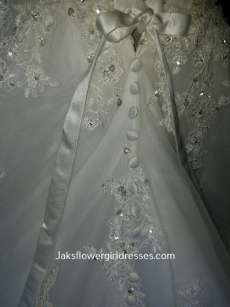 miniature lace wedding dress 