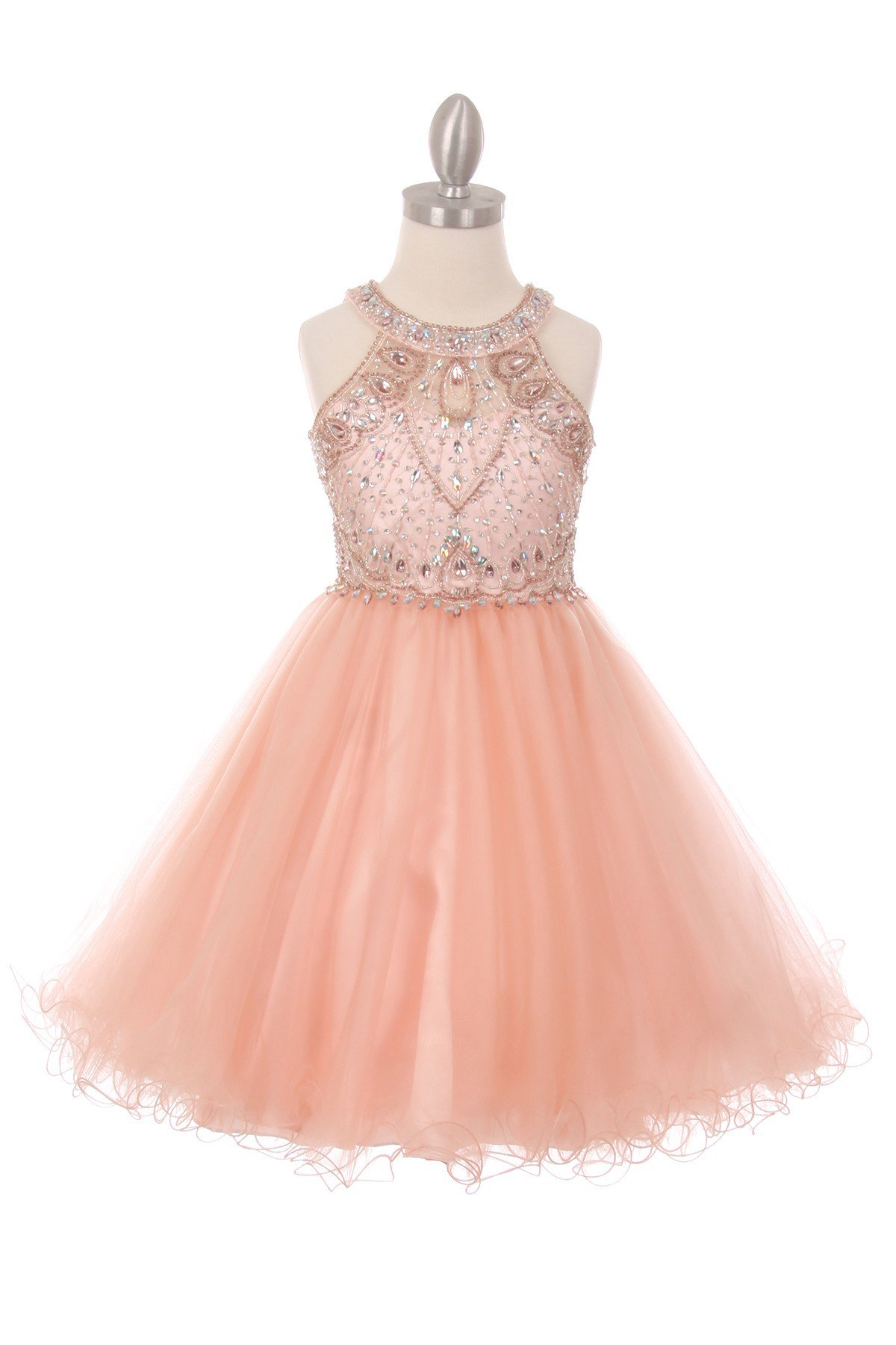 blush special occasion girl dresses