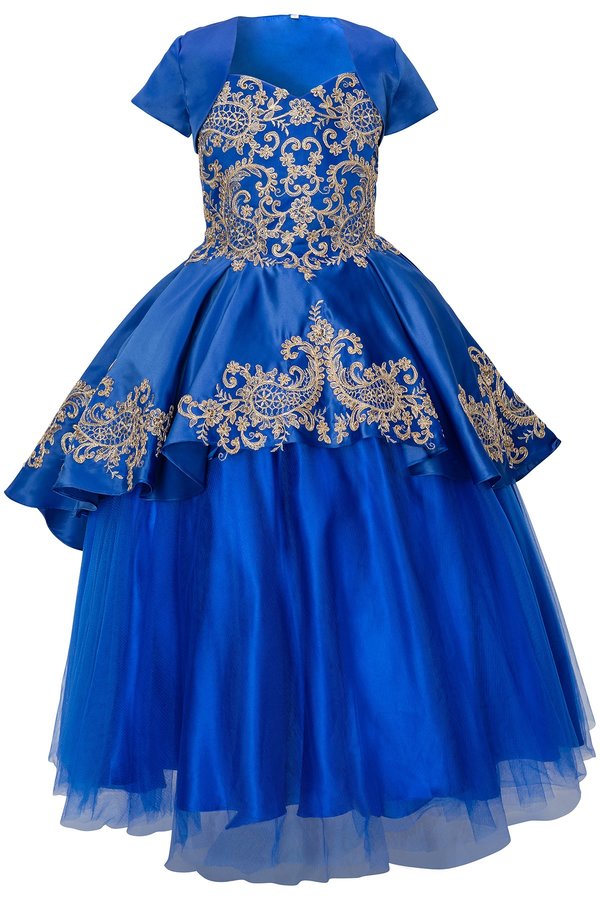 royal blue formal high low dresses