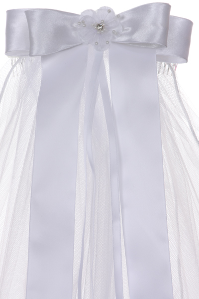 girls communion veil