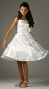 Short white child size 4 dress with bolero