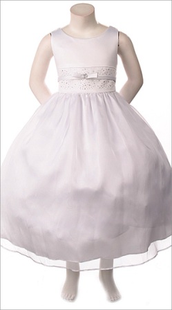 white flower girl dress sale
