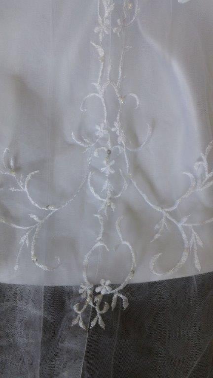 embroidered tulle