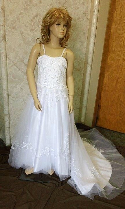 tulle ball gown with beaded embroidery