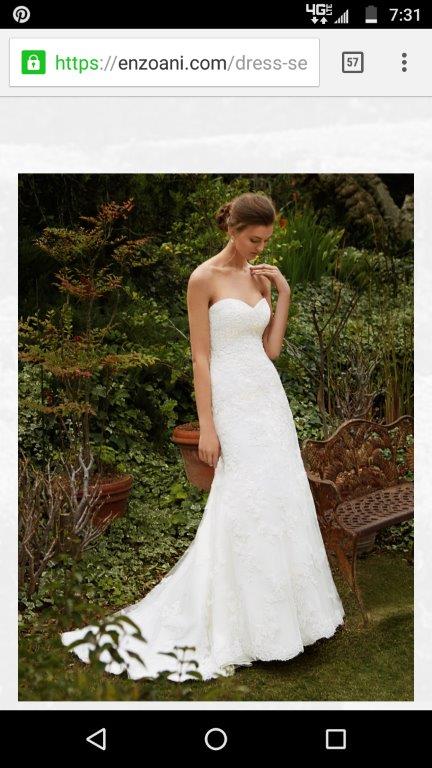 Made to match this brides Enzoani bridal gown