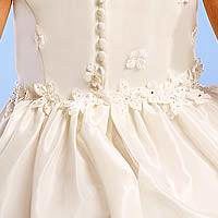 Applique Inspired Waist & Bodice Flower Girl Dress
