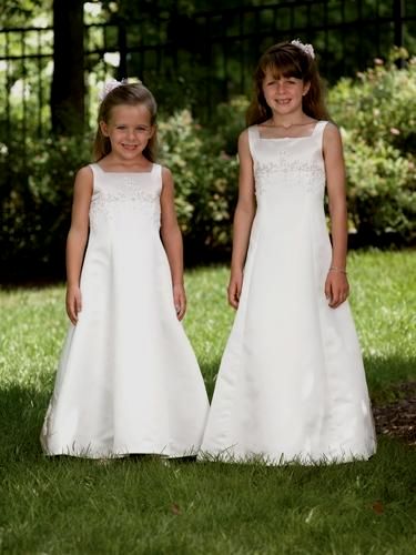 girls white dress