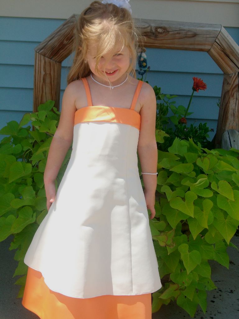 tangerine little girl dresses on sale
