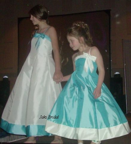 mix and match flower girl and juniors dresses