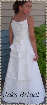 ruched junior bridesmaid dress