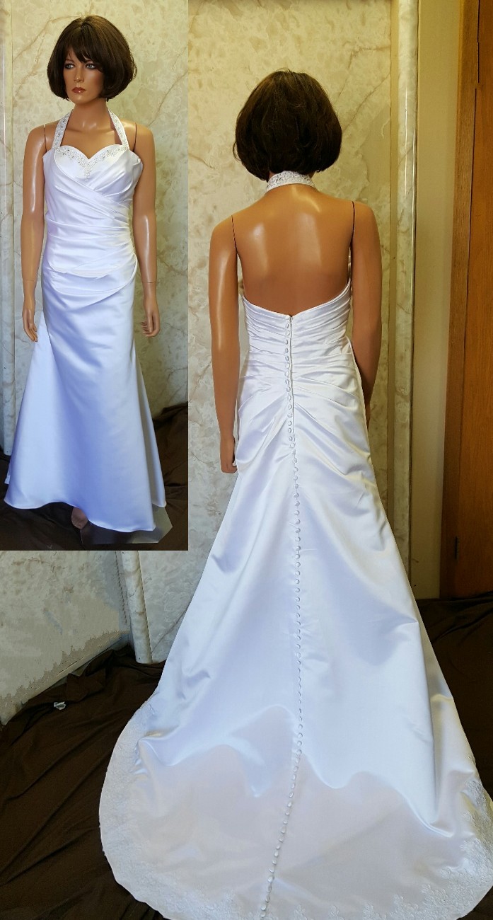 wedding dress for tall bride