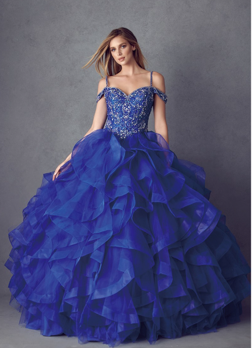 royal blue military ball gown