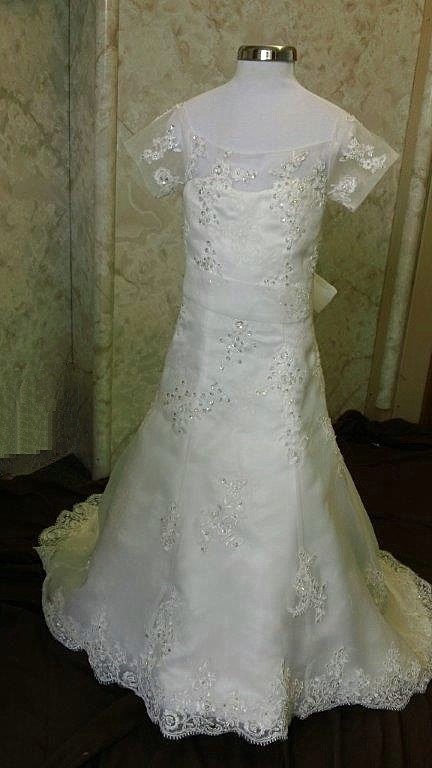 ivory flower girl wedding dresses