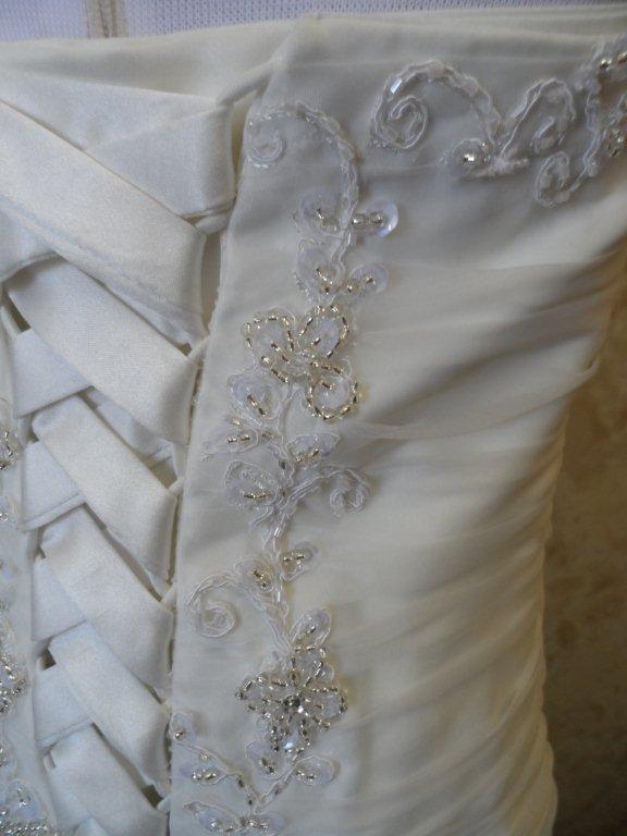 corset back little flower girl bridal gown