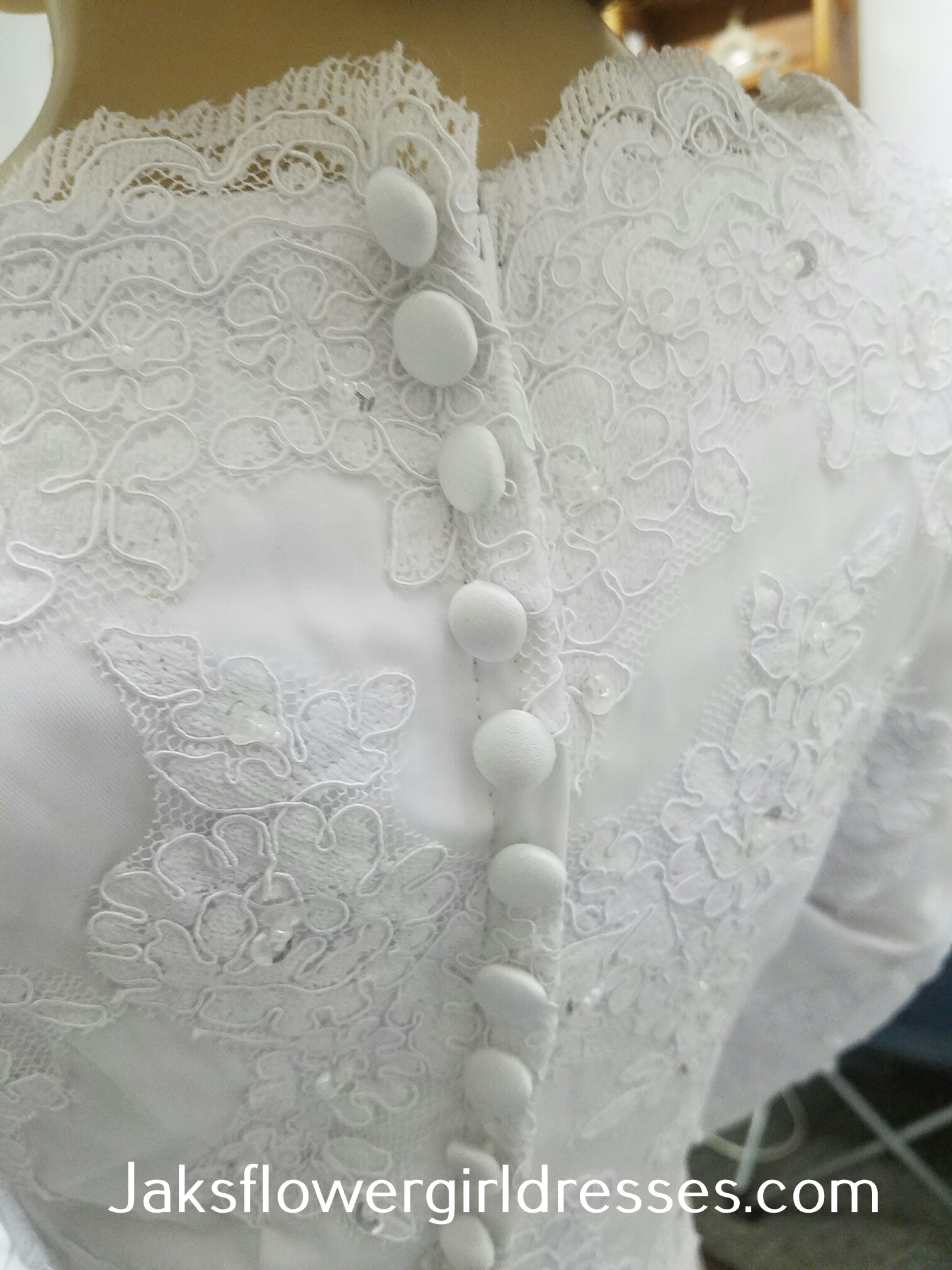 covered buttons over zipper