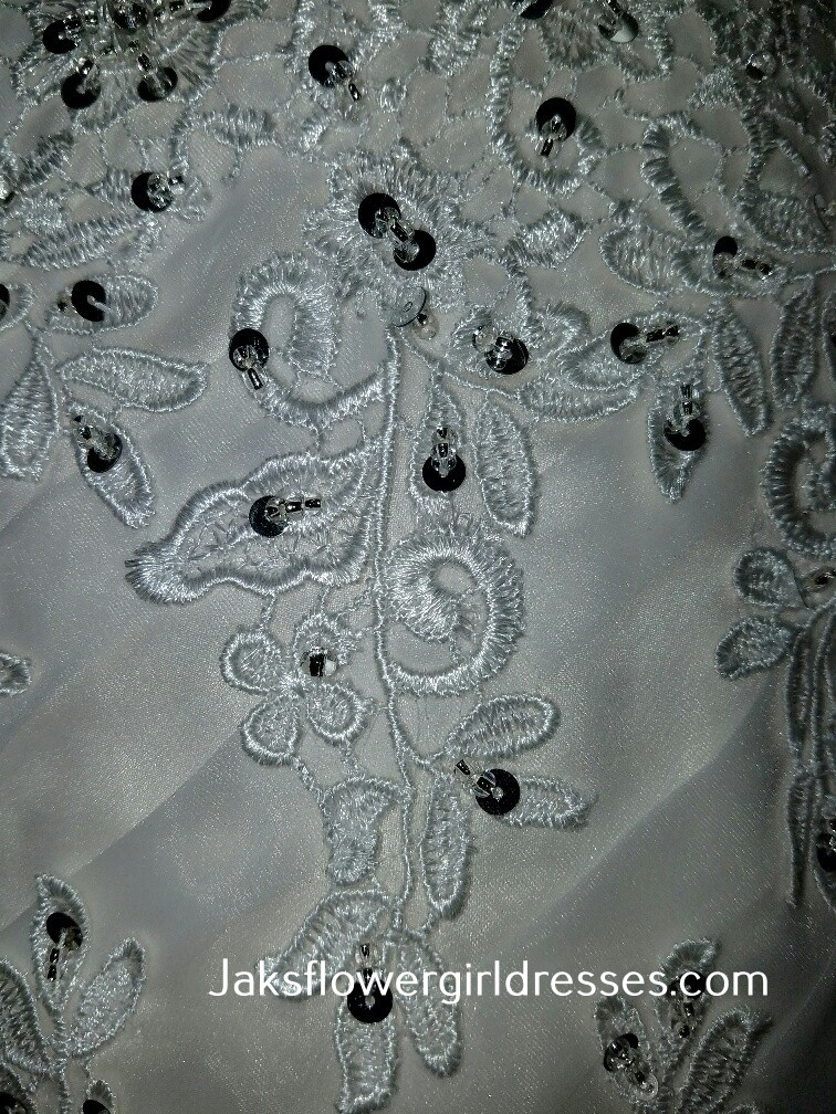 lace flowergirl dress
