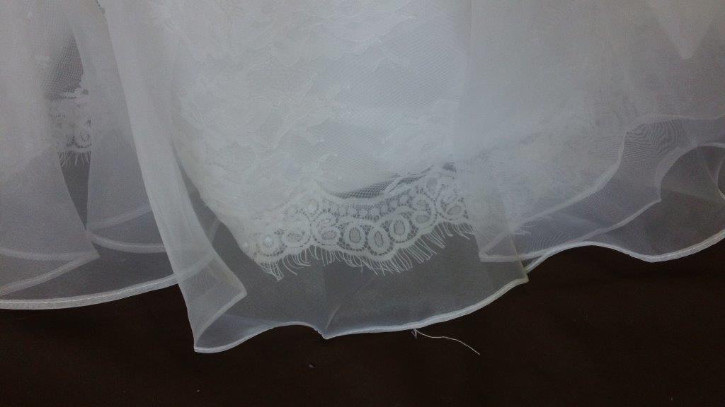 organza over lace
