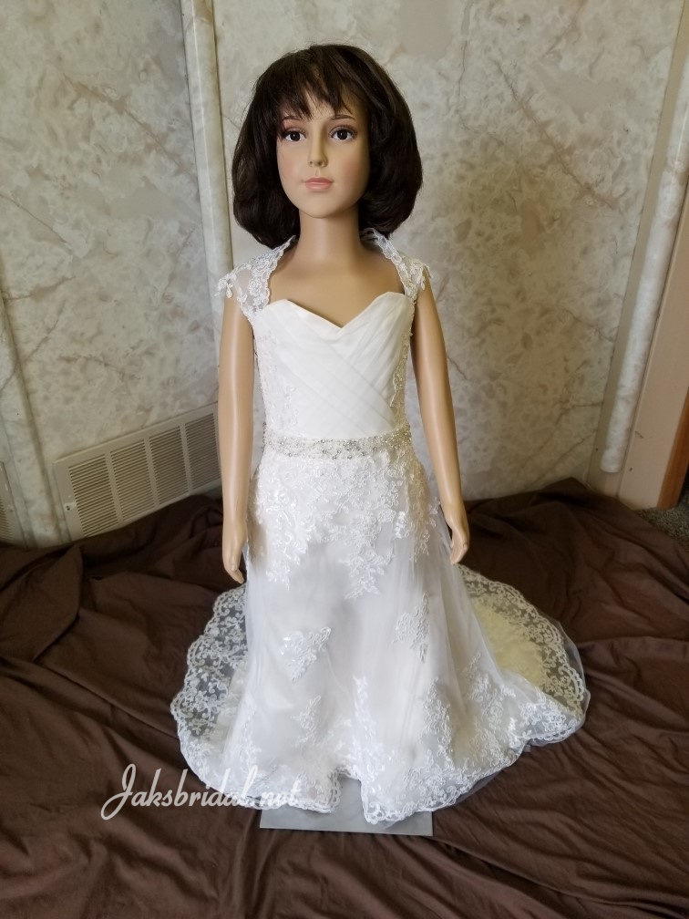 lace mini bride dresses