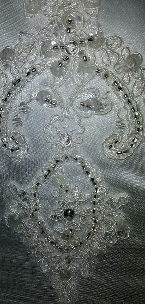 lace embellished applique