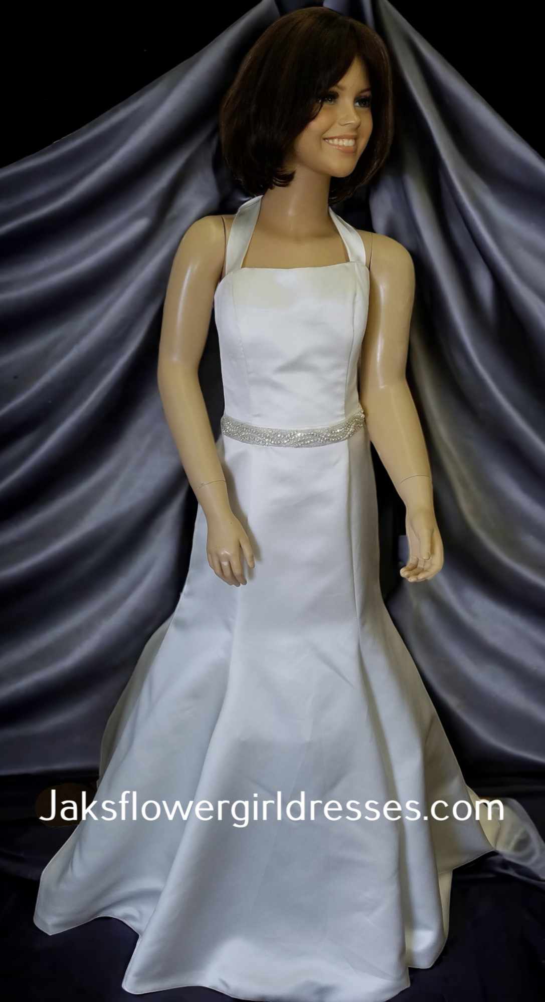 miniature bride trumpet gown