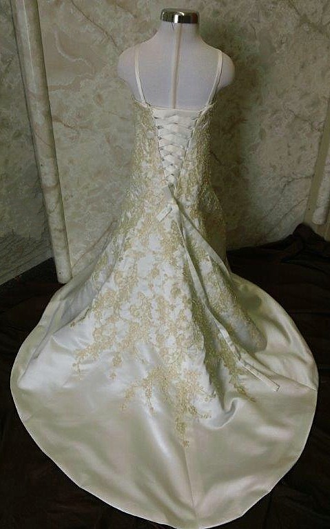 lace infant wedding dress