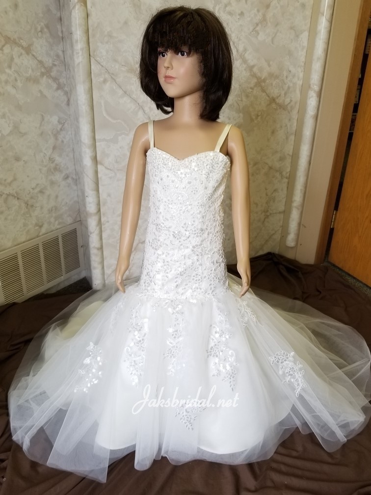 matching wedding dress for my flower girl