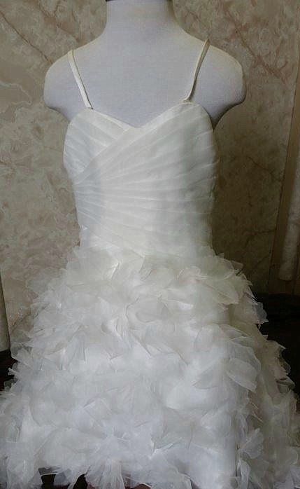 matching flower girl dress Lillian west 6299 wedding dress