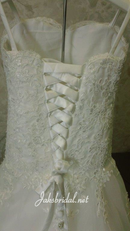 flower girl dress with corset back