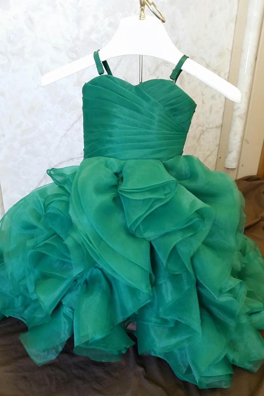 green baby wedding dress