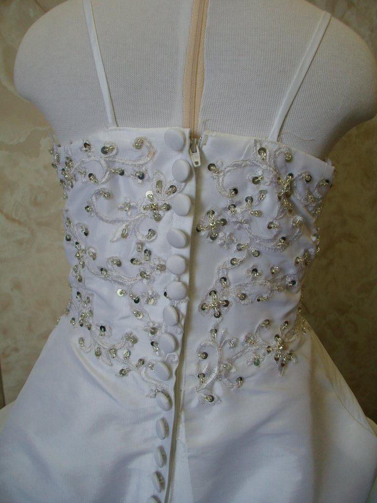 applique miniature wedding gown
